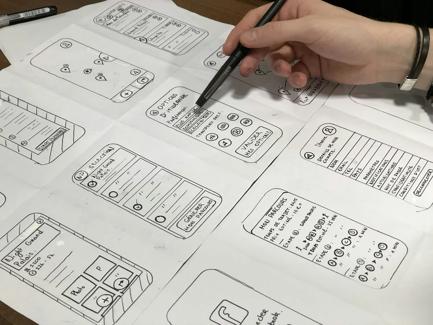Where every good site starts: pen, paper, structure
